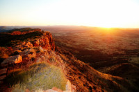 Sunset View from the lookout on Mt Gillen